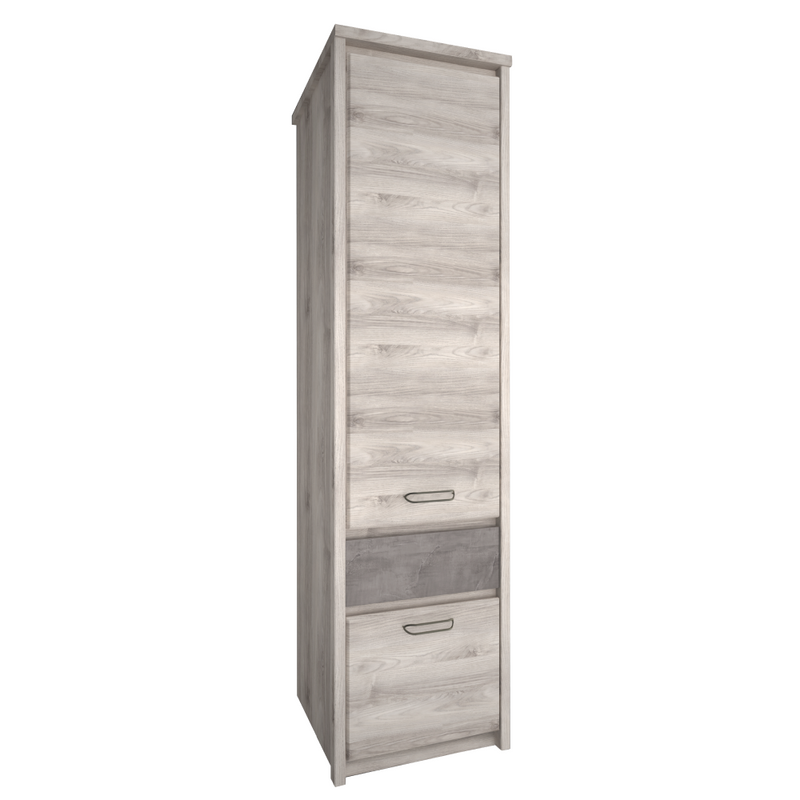 Polcállvány 2D1S, nairobi gesztenye/onix, JESI NEW