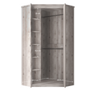 Sarokszekrény 2D, nairobi gesztenye, JESI NEW