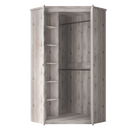 Sarokszekrény 2D, nairobi gesztenye, JESI NEW