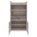 Alacsony vitrin 2D1W1S, nairobi gesztenye/onix, JESI NEW