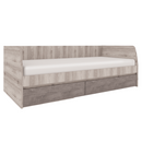 Ágy 2S, 90x200, nairobi gesztenye/onix, JESI NEW