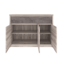 Komód 3D2S, nairobi gesztenye/onix, JESI NEW