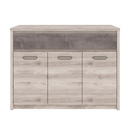 Komód 3D2S, nairobi gesztenye/onix, JESI NEW