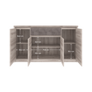 Komód 4D1S, nairobi gesztenye/onix, JESI