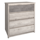 Komód 4S, nairobi gesztenye/onix, JESI NEW