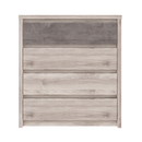 Komód 4S, nairobi gesztenye/onix, JESI NEW