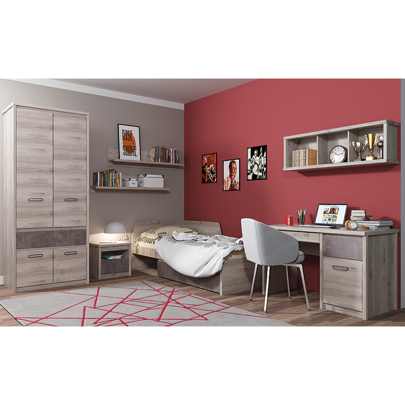 Fali polc 120, nairobi gesztenye, JESI NEW