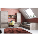 PC asztal 1D2S, nairobi gesztenye/onix, JESI NEW