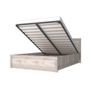 Ágy tárhellyel, 140x200, nairobi gesztenye, JESI NEW