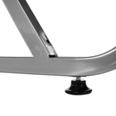 Számítógépasztal, fekete + ezüst, JOFRY