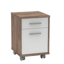 Irodai összeállítás, kraft dunkel/fehér, JOHAN 2 NEW