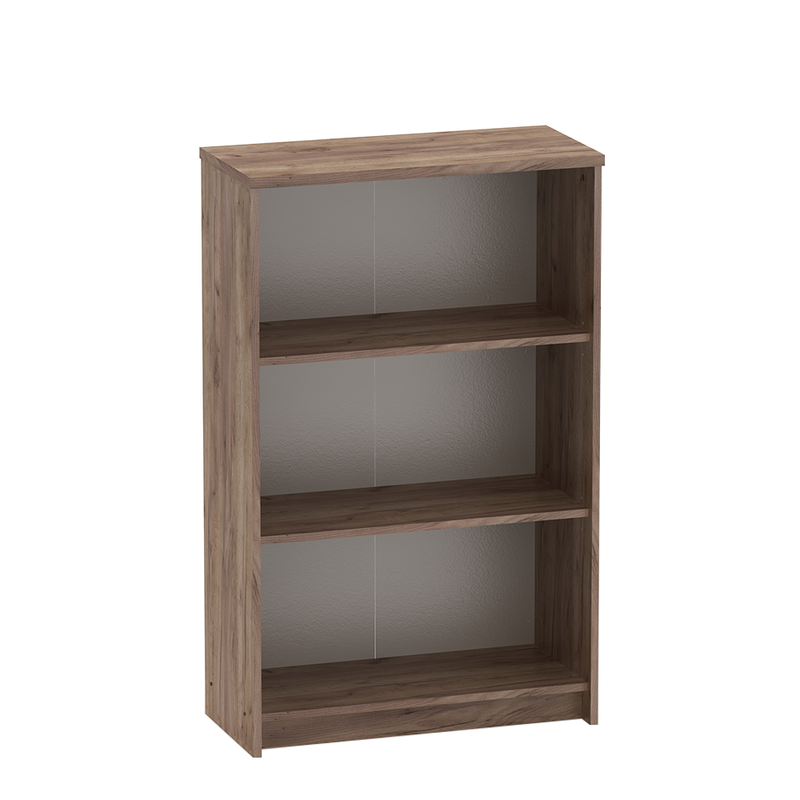 Irodai összeállítás, kraft dunkel/fehér, JOHAN 2 NEW