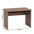 Irodai összeállítás, kraft dunkel/fehér, JOHAN 2 NEW