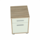 Irodai konténer, sonoma tölgy/fehér, JOHAN 2 NEW 07