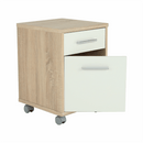 Irodai konténer, sonoma tölgy/fehér, JOHAN 2 NEW 07