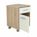 Irodai konténer, sonoma tölgy/fehér, JOHAN 2 NEW 07