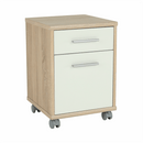 Irodai konténer, sonoma tölgy/fehér, JOHAN 2 NEW 07