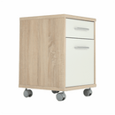 Irodai konténer, sonoma tölgy/fehér, JOHAN 2 NEW 07