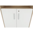 Irattartó zárható szekrénnyel, sonoma tölgy/fehér, JOHAN 2 NEW 10