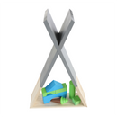 Gyerekpolc, szürke/természetes, JOLI