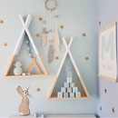 Gyerekpolc, fehér/természetes, JOLI