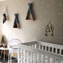 Gyerekpolc, szürke/természetes, JOLI