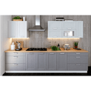 Mosogatógépre való ajtó 45, sötétszürke, JULIA TYP 55