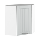 Felső szekrény, világosszürke/fehér, univerzális, JULIA TYP 10