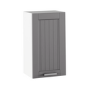 Felső szekrény, sötétszürke/fehér, JULIA TYP 4