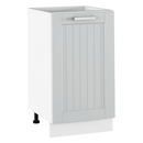 Alsó szekrény, világosszürke/fehér, JULIA TYP 54