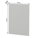 Véglemez, fehér, JULIA TYP 95