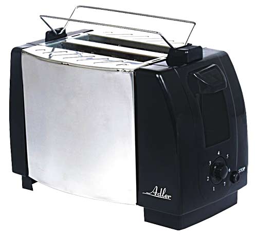 ADLER AD35 Kenyérpirító, 750W, Inox