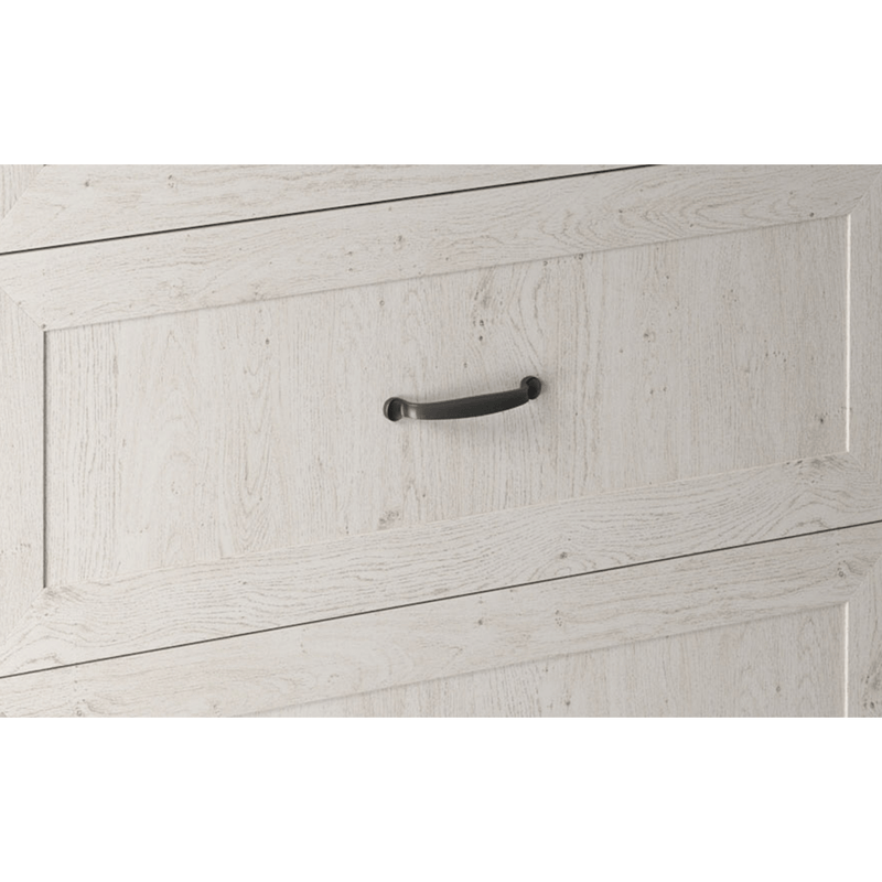 Kombinált felsőszekrény, fehér/sosna északi, ROYAL K120