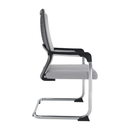 Tárgyalószék, szürke/fekete, KABIR