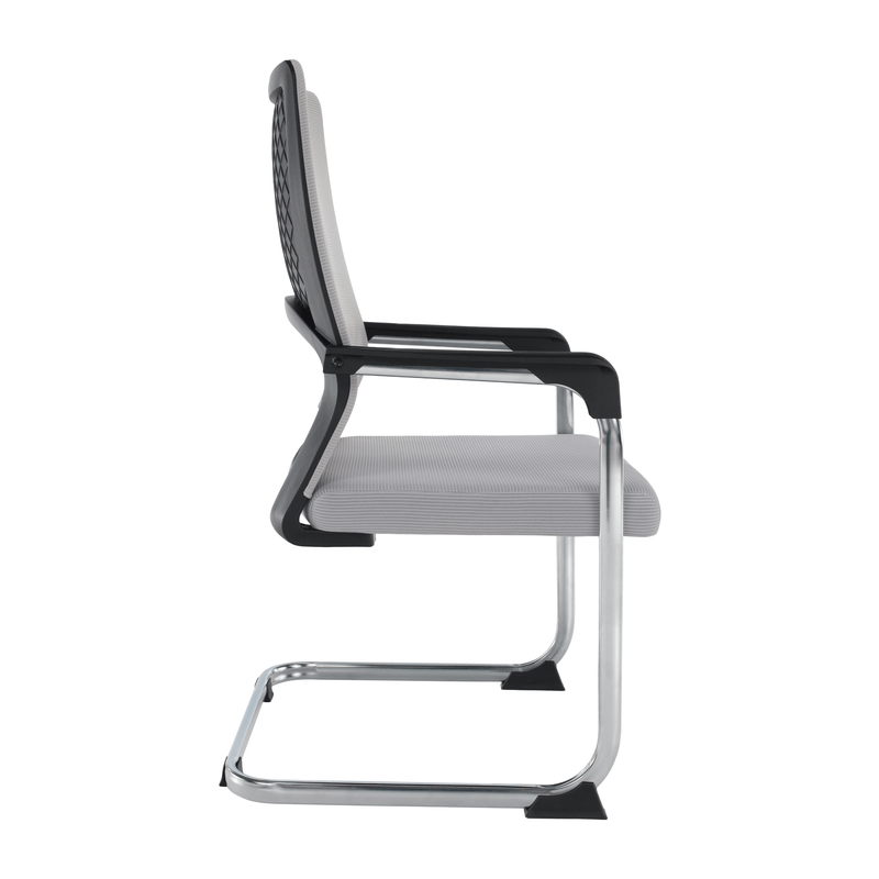 Tárgyalószék, szürke/fekete, KABIR