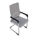 Tárgyalószék, szürke/fekete, KABIR