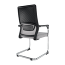 Tárgyalószék, szürke/fekete, KABIR