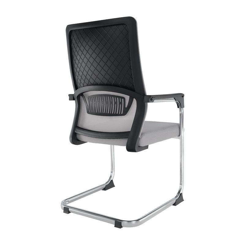 Tárgyalószék, szürke/fekete, KABIR