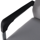 Tárgyalószék, szürke/fekete, KABIR