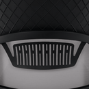 Tárgyalószék, szürke/fekete, KABIR