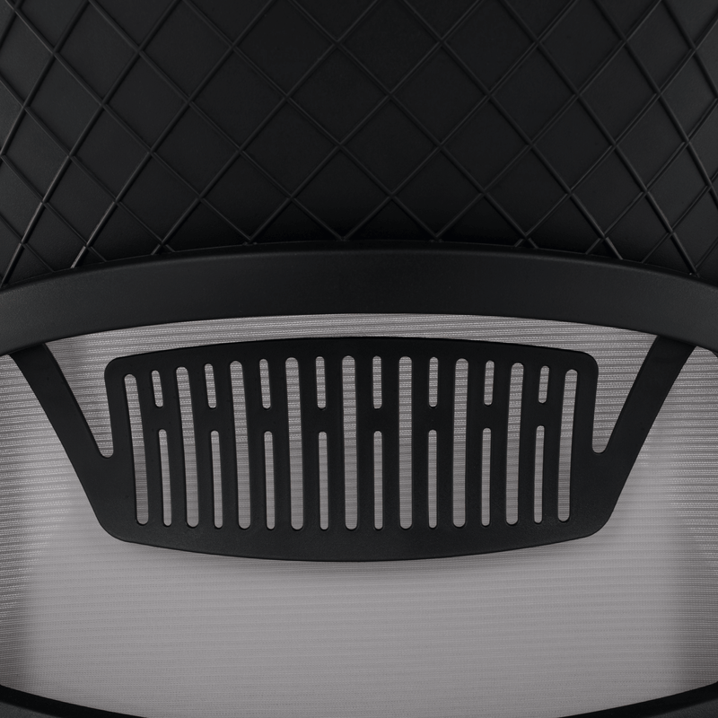 Tárgyalószék, szürke/fekete, KABIR