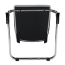 Tárgyalószék, szürke/fekete, KABIR