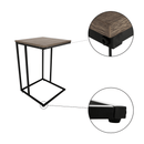 Konzolasztal,  tölgy/fekete, KALA