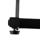 Konzolasztal,  tölgy/fekete, KALA