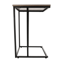 Konzolasztal,  tölgy/fekete, KALA