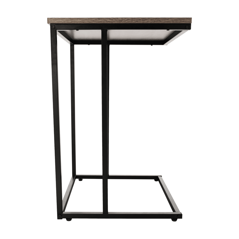 Konzolasztal,  tölgy/fekete, KALA