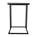 Konzolasztal,  tölgy/fekete, KALA