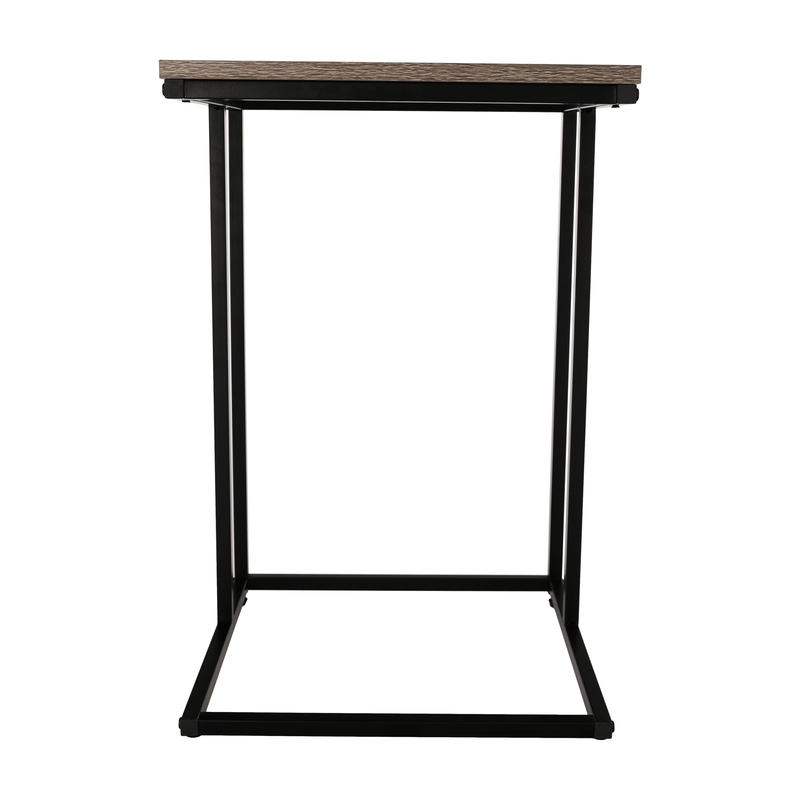 Konzolasztal,  tölgy/fekete, KALA