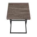 Konzolasztal,  tölgy/fekete, KALA