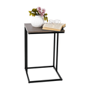 Konzolasztal,  tölgy/fekete, KALA